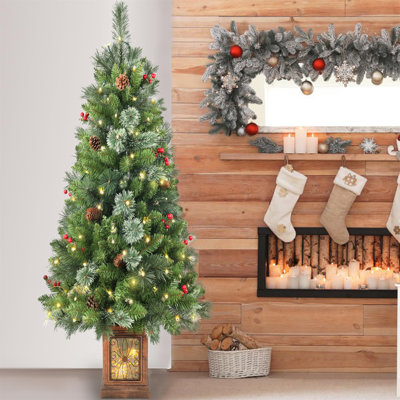 Lighted Artificial Christmas Tree