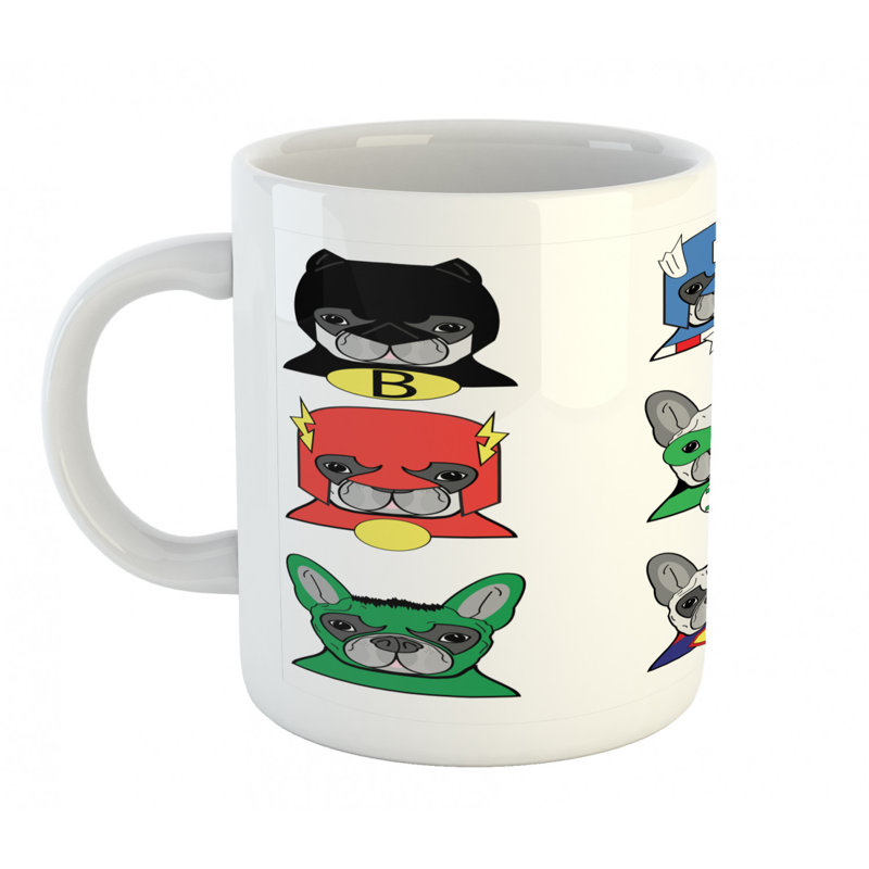 Grande tasse à café superhero