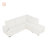 Versatile Corduroy Upholstered Sectional Sofa Bed with Quick Conversion, Large Storage, and USB Ports for Modern Living-218085000