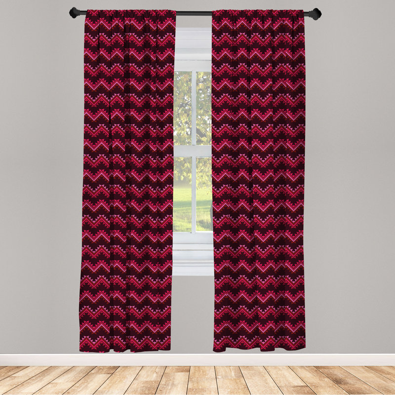 Rideaux 4 panneaux East Urban Home