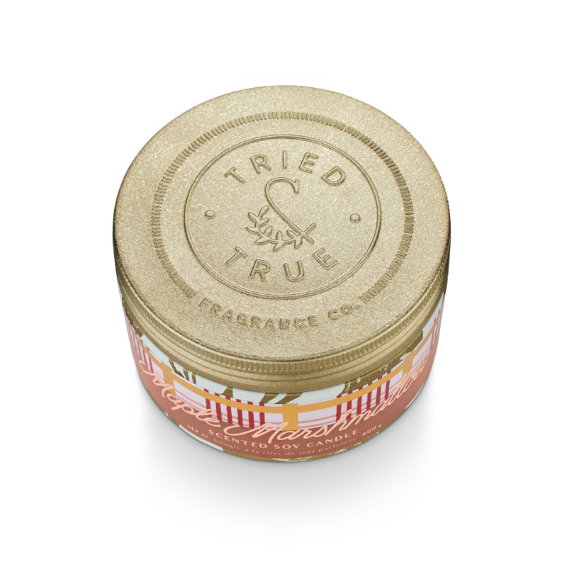 Tried & True Maple Marshmallow Large Tin Candle, Large Tin