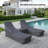 Nautical 3-Piece Patio Conversation Sets Outdoor Patio Covers