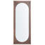 Wall Mirror LUNAS 80 cm 200 cm Paulownia Wood Brown