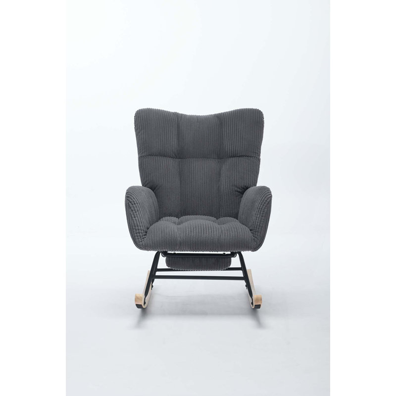 Chaise berçante Modern, Gris foncé