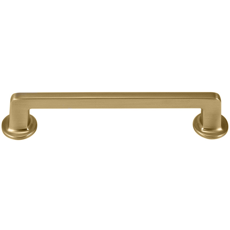 Pull - Princeton, Matte Brushed Brass, 3 39/50"