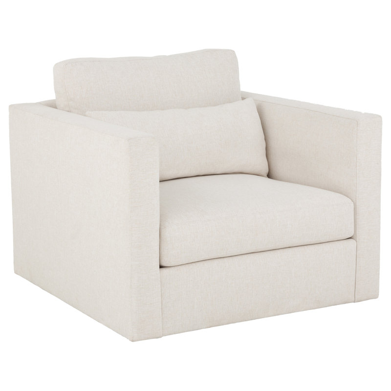 Banks Swivel Armchair, Linen (3155 72)