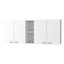 Armoire de rangement murale avec tablettes ouvertes Milano - Blanc-872733732