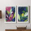 Affiche «Night Garden», exposition sur toile tendue I-Premium - prête à être accrochée-845875608