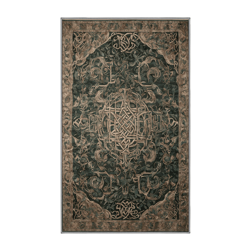 Silky Soft Plush Gray Area Rug, Rectangle 5' x 8'
