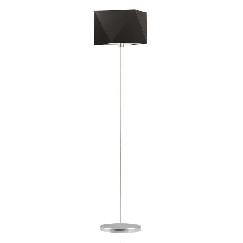 Ayanle 160cm Traditional Floor Lamp, Brushed Steel, Brown