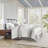 6 Piece Cotton Jacquard Oversized Comforter Set
