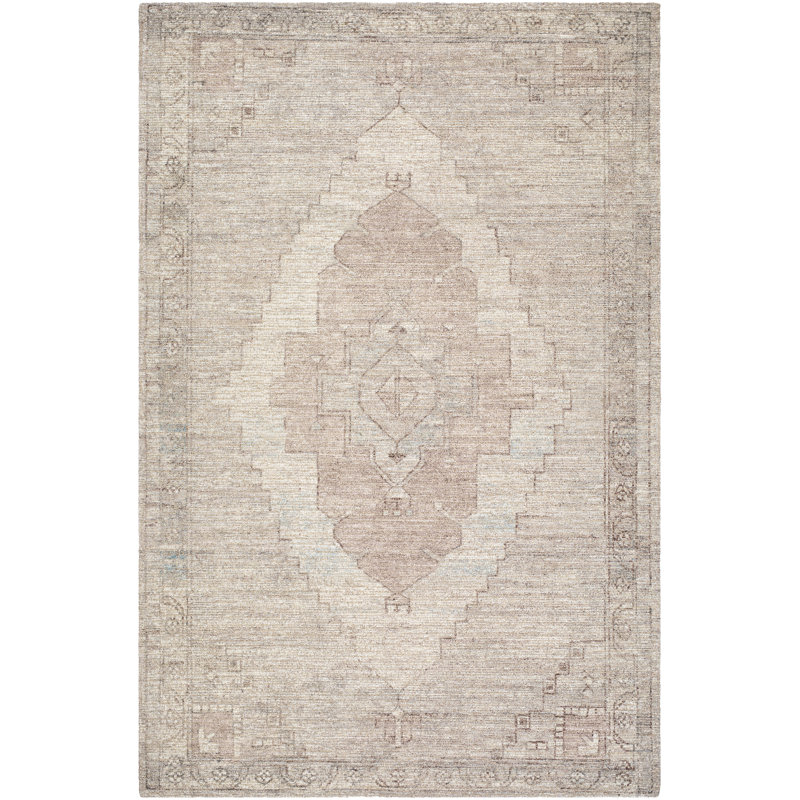 Tapis fait main Lauren Liess x Livabliss Veil, Rectangle 5 pi x 7 pi 6 po