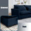 Fauteuil d'appoint à siège profond Karaka Corduroy-101108210