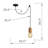 Adjustable Height Single Pendant