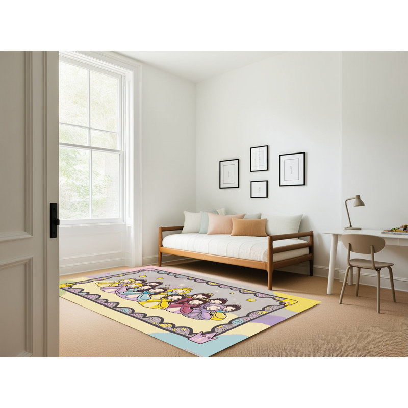 Tapis fantaisie East Urban Home, Rectangulaire 2 pi x 3 pi