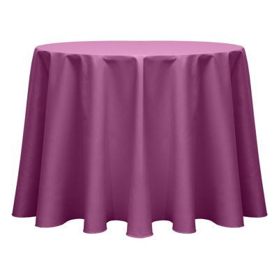 Nappe ronde en coton sergé