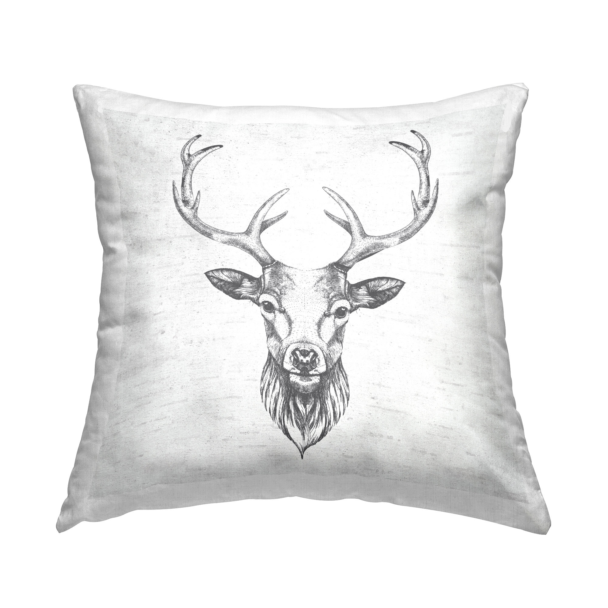 Deer Skull Throw Pillow, Accent Pillows