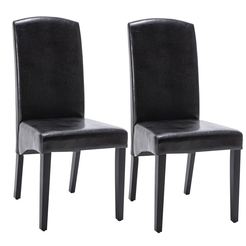 Chaise parsons Barwicks en blanc, Noir