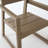 Antique Wood Color HDPE Outdoor & Garden Armchairs with Modernist Design and Backrest-576631316