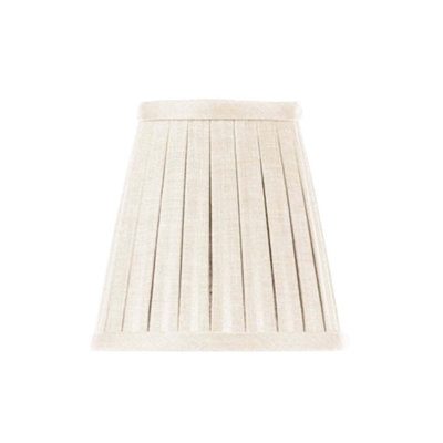 Box Pleat Silk Chandelier Shade (Clip)