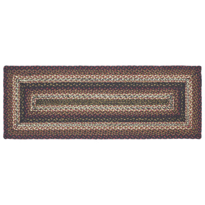 Birtwhistle Jute and Cotton Geometric Table Runner