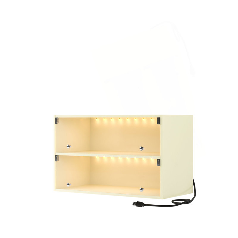 Armoire de rangement pour chaussures 1 pièce, Blanc, H 18,9 po x l 14,96 po x P 31,1 po