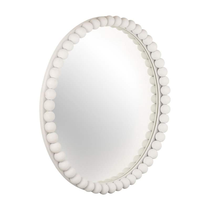 Miroir biseauté, Blanc