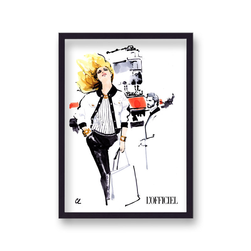 Marc Antoine Coulon I'Officiel French Couture 3 - Single Picture Frame Print