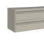 Meuble-lavabo simple 2 tiroirs DAX Venice, 48 po, vison mat-114826806