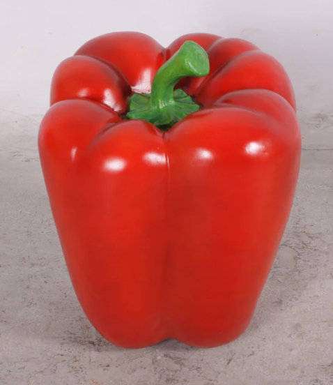Babar Red Bell Pepper Statue
