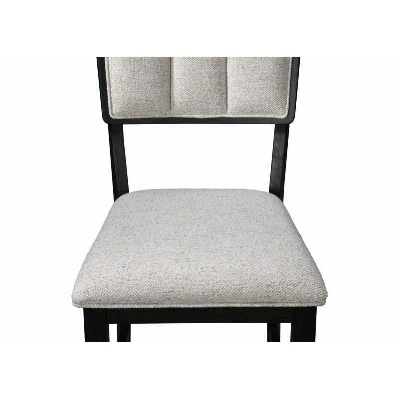 Mobilier de salle à manger 2 pièces noir / gris clair