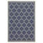 Pavillon de jardin bleu 2 pi 7 po X 7 pi 3 po Tapis intérieur / extérieur-89830974