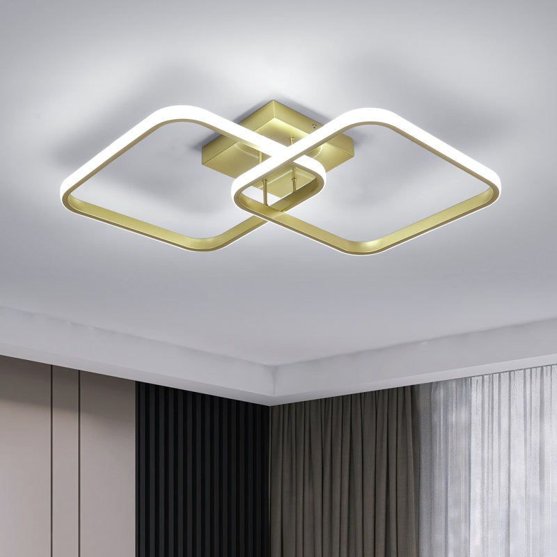 Square Flush Mount, 6500K