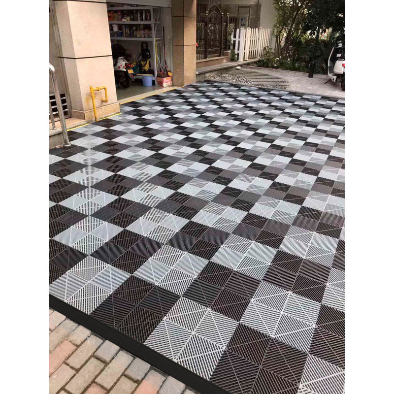 Carrelage pour bordure de garage Cartrax, Noir