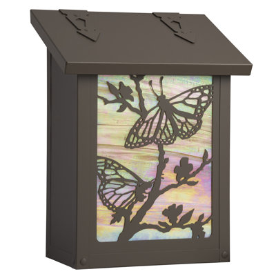 Monarch Metal Wall Mounted Mailbox