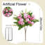 2 PCS de fleurs de fantaisie, petites fleurs de fleurs de thé, décoration de bureau de mariage-403058181