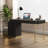 Dibora Glass Excutive Desk with Built in Outlets-1708468627-1708468667