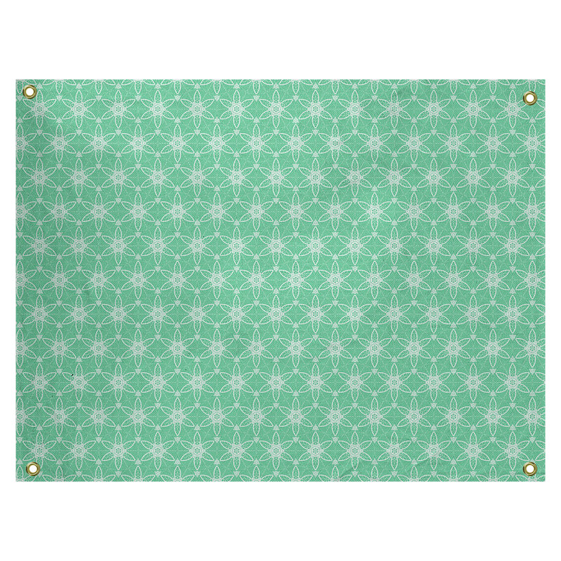 Tapisserie orné de cercles ornés par katelyn elizabeth Avicia, Intérieur, H 71 po x l 83,5 po