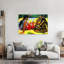 Two Women Sitting Classic Colorful Abstract Landscape Summer Wall Art Print by Paul Gauguin - Wrapped Canvas Print-1908900075