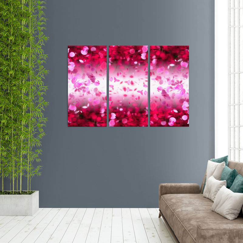 3 Piece Print on Canvas, 100cm H x 150cm W x 2cm D