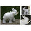 Alexandre Costa Royal White Elephant Calcite Statue
