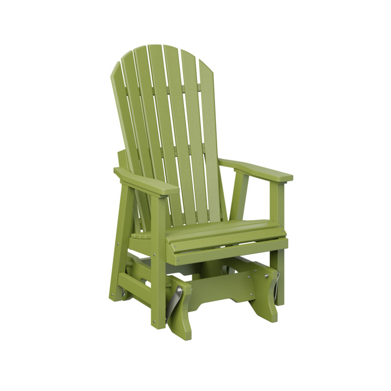Comfo Back Outdoor Glider, Kiwi Green