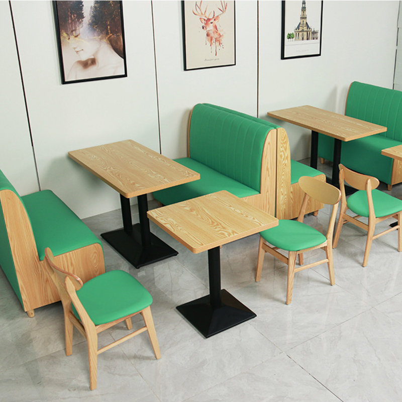Banc de salle à manger simple et élégant en similicuir