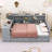 Wooden Daybed with 3 Drawers and Shelves and Built-in-Desk-1741649103-1741649100