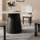 Modern Round Dining Table With Solid Wood Pedestal For 4-6 people