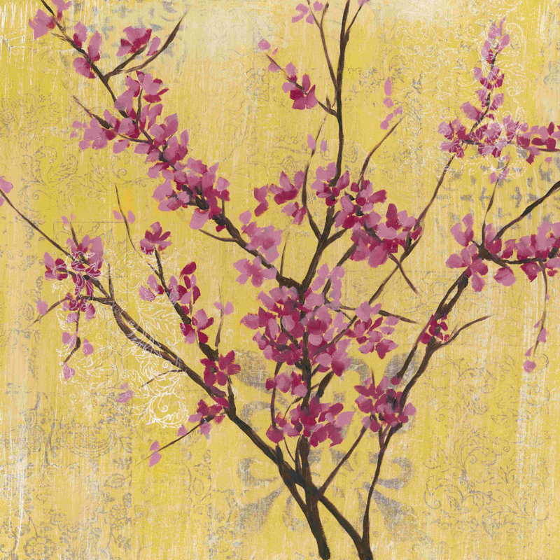 Fleurs fuchsia I, H 12 po x l 12 po