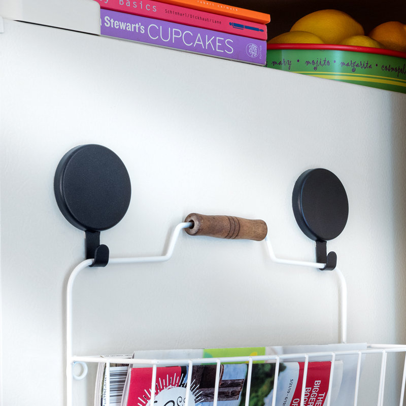 Cintre magnétique Lekhraj, Noir mat, 2 paquets