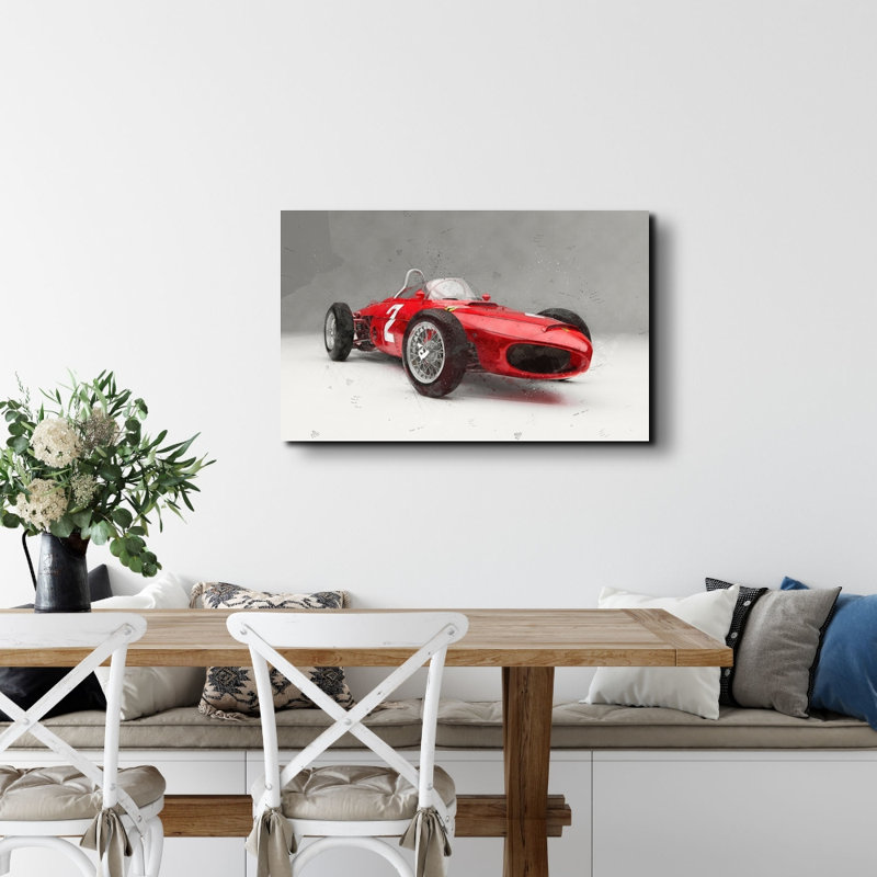 «Ferrari 156 Sharknose final» par Stephen Chambers, impression sur toile tendue, H 15 po x l 18 po x P 1,5 po