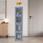 Petite armoire de rangement sur pied à 4 niveaux avec armoire de rangement pour chambre à coucher, salon et salle d'étude-1303548208