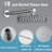 10 Inches Wall Mounted Shower With High Pressure Rain Shower Head And 5Function Handheld Shower Head-124944711